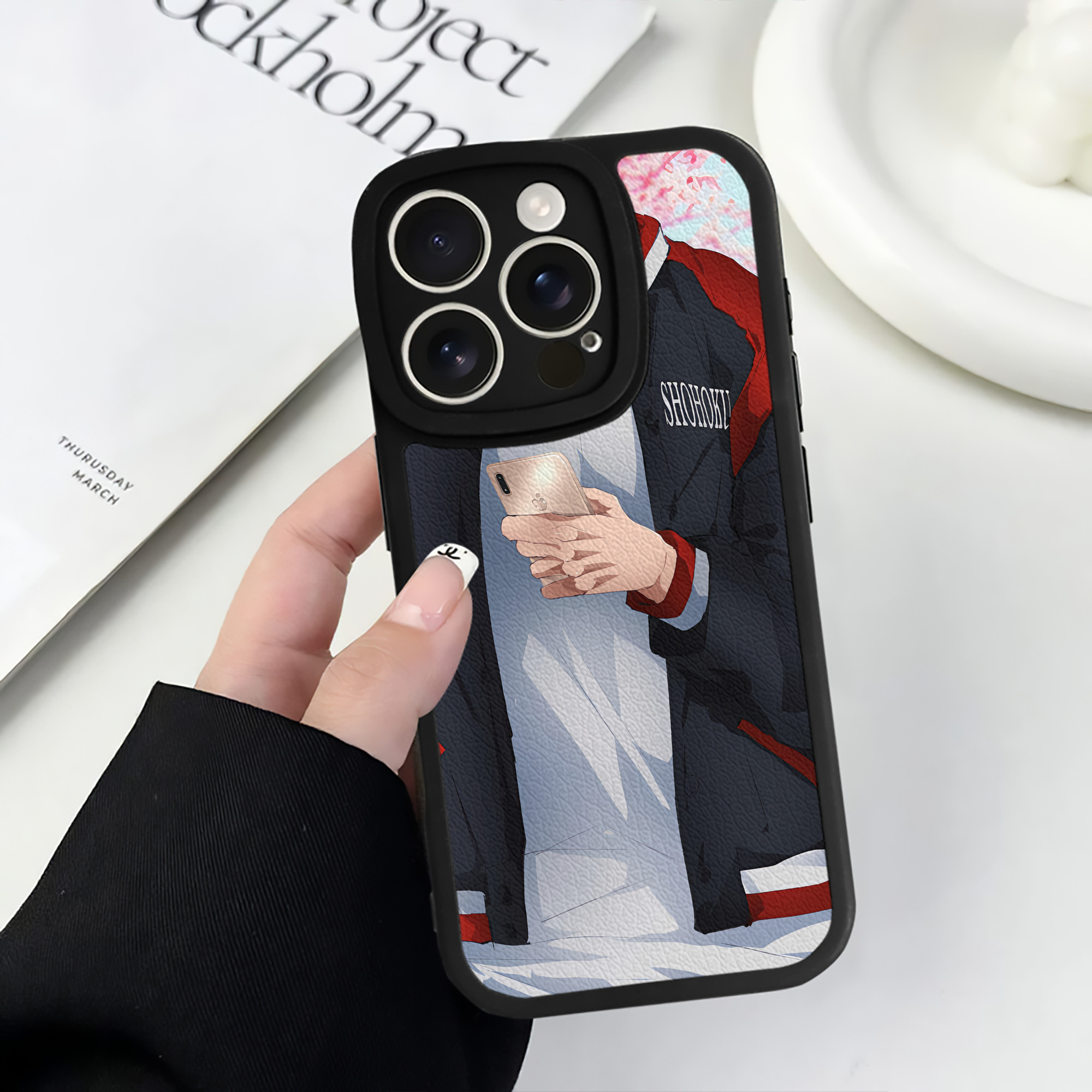 （画像用） SLAM DUNK／スラムダンク 【iPhone 16シリーズ対応】シリコンスマホケース（レザー調） 材質：シリコン
